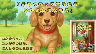 「ごめんねコン！ともだちっていいね｜心あたたまる森の物語」