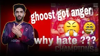 Agon i8 ghost angry on haters🤬.| agon i8 pmgc | pubg mobile