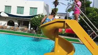 Awesome Pool Slide Fun at Krabi Islands Thailand #trending #viral #viralvideo