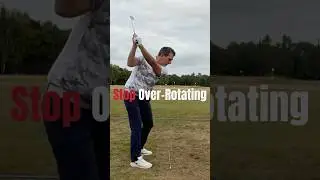 Stop Over-Rotating Your Downswing &mdash; Hit Cleaner Irons #golf #golfswing #golfer #golflife #golfcoach