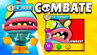1000🏆 TROF&Eacute;US no COMBATE com o GLOWBERT no BRAWL STARS!