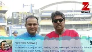 Happy Birthday Kapil Dev: Here's how Virender Sehwag wished former skipper in trademark style