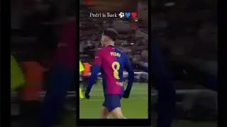 Pedri Potter is back🪄 #blaugrana #barca #culer #football #pedri #back #shorts #youtubeshorts #fyp