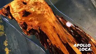 Apollo Loca Epoxy Eettafel Kastanje | Epoxy Dinnertable Chestnut