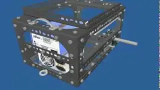 Roverbot - Animated VRML 3D model during the 4th construction phase (large video)