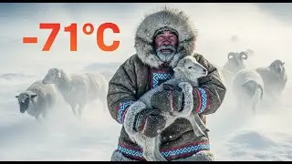 Extreme Survival: Yakutia Sheep Endure -71°C Blizzard, Man vs. Death