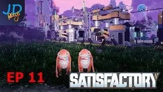 Satisfactory Early Access EP11 Mass automation | Lets Play, Tutorial, Guide & Game