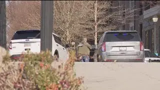 Police clear the scene at Emory Point near the CDC in Atlanta