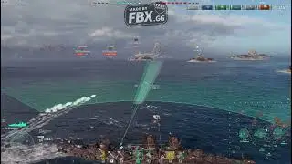 Destroyer Benham: 26 torpedo hits - World of Warships/clan NSNS/
