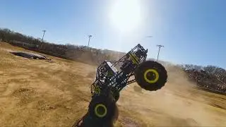 AfterShock Monster Truck Stoppie in Slow Motion! Only at Monster Truckz Extreme Tour with FMX +!