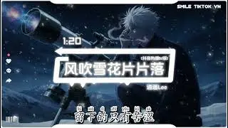 逍遥Lee - 风吹雪花片片落 (摇滚版) (抖音热播DJ版) Feng Chui Xue Hua Pian Pian Luo『风 卷走一阵痛，吹过就当作相拥。』【抖音火流行歌曲推荐TikTok】
