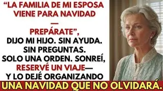 “Mamá, prepárate—la familia de mi esposa viene para Navidad”, dijo mi hijo. Así que me fui de viaje.