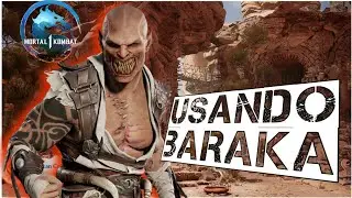 MK1- Como Jogar de Baraka!