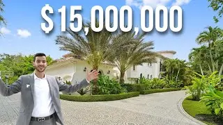 Inside a PALATIAL $15,000,000 MANSION in one of Miami's Most Prestigious Neighborhoods - PONCE DAVIS