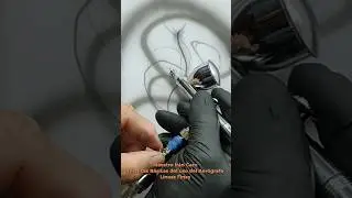 L&iacute;neas Finas con Aer&oacute;grafo. #aerografia #aerografo #airbrush