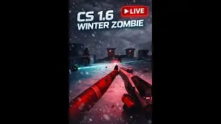 CS 1.6 Snow Zombies ❄️ | Christmas LIVE  #cs16 #cszombie