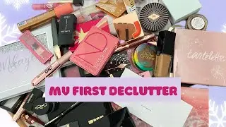 MY FIRST FILMED MAKEUP DECLUTTER #DECLUTTERWITHME #DECLUTTERINGMAKEUP #DECLUTTERINGMYMAKEUP