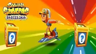 SUBWAY SURFERS UNLOCKED DAREDEVIL BOARD GAMEPLAY HD #206 ☺ JAKE PLAY AND MYSTERY BOXES OPENING ☺ TZL