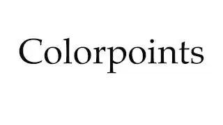 How to Pronounce Colorpoints