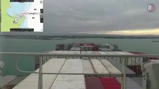 Rio Class Container Ship Arrival Timaru New Zealand
