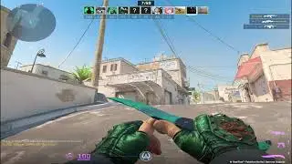 CS2 Knife Glove Combo | Falchion Doppler | Jade fang gloves