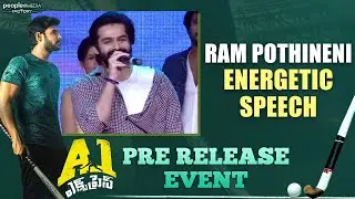 Ram Pothineni Energetic Speech | A1 Express Pre Release Event LIVE |Sundeep Kishan |Lavanya Thripati