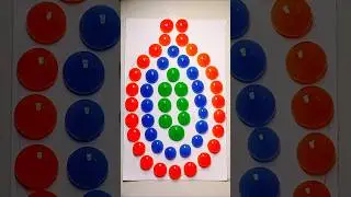 Satisfying Color Mixing - A Relaxing Art Experience! #relaxing