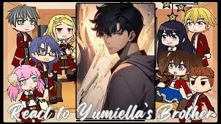 Villainess level 99 react to yumiella &lsquo;s Brother as Sung Jin woo | solo Leveling  | Gacha life