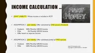 Attorney Robert Schaller Explains the Taxpayer's Income When Calculating the RCP