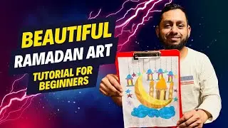 How to Draw Beautiful Ramadan Art | Step-by-Step Tutorial for Beginners