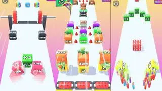 Jelly Run 2048 ULTIMATE Gameplay | 3 Shape Play Showdown! | 2048 To 16r Race part 17