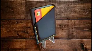 Veg Tan Wallet cleaned and restored