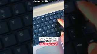 Windows Shortcut Keys to List All Installed Programs! Find All Installed Apps Fast with This
