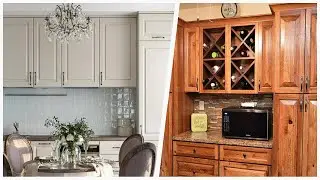 75 Laminate Floor Kitchen With Brown Countertops Design Ideas You'll Love ⭐️