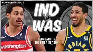 Indiana Pacers vs Washington Wizards Full Game Highlights | Feb 12 | 2025 NBA Season