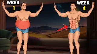 5 minute workout (standing only ) to lose belly fat 