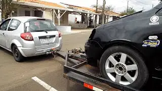 FORD KA ARRASTA POLO BLACK NA CARRETINHA