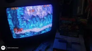 Donkey Kong Country Competition Cartridge [NEW RECORD DISTANCE ][ PLAYED ON SNES]