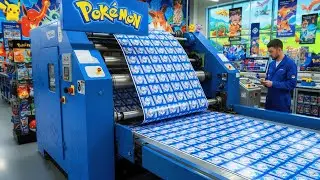 Как производятся карты Pok&eacute;mon | Внутри крупнейшей фабрики по производству карт Pok&eacute;mon