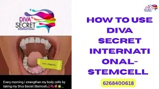HOW TO USE DIVA SECRET International- STEMCELL#6268400618