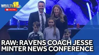 Raw: Ravens Introductory press conference for head coach Jesse Minter