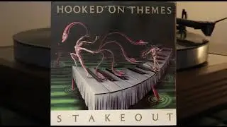 Stakeout - Hooked On Themes - vinyl lp album - Penthouse Records - Charlie's Angels, Rockford Files