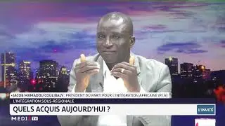 L´intégration sous-régionale: Quels acquis? Explications de Jacob Mamadou Coulibaly