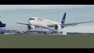 Infinite Flight Beta - Lufthansa A350-900 Landing at Munich International Airport