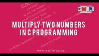 How to Multiply Two Numbers in C language || C program for Multiplication || C language
