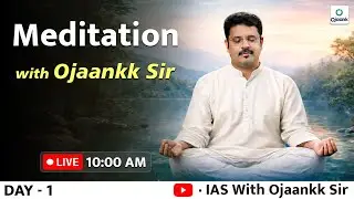Meditation LIVE: Overthinking, Stress & Anxiety से तुरंत राहत | By Ojaankk Sir