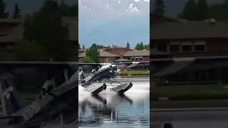#seaplane #pontoon #lake #aircraft #plane #power #aviation #pistonengine