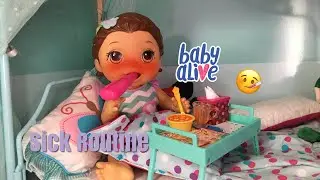 BABY ALIVE Sick Routine taking care of June / FAN MAIL