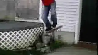 eric bush kickflip the ledge gap