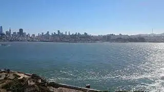 ALCATRAZ ISLAND, LOOKING OUTWARD - SAN FRANCISCO - OCTOBER 2024